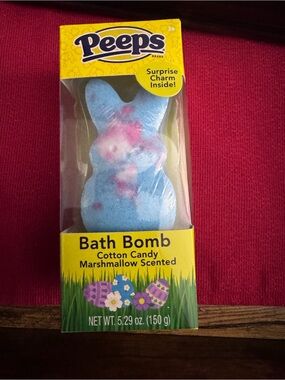 Peeps Cotton Candy Marshmallow Scented Blue Bath Bomb